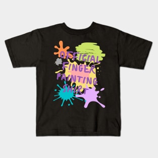 Finger Painting T-shirt Kids T-Shirt